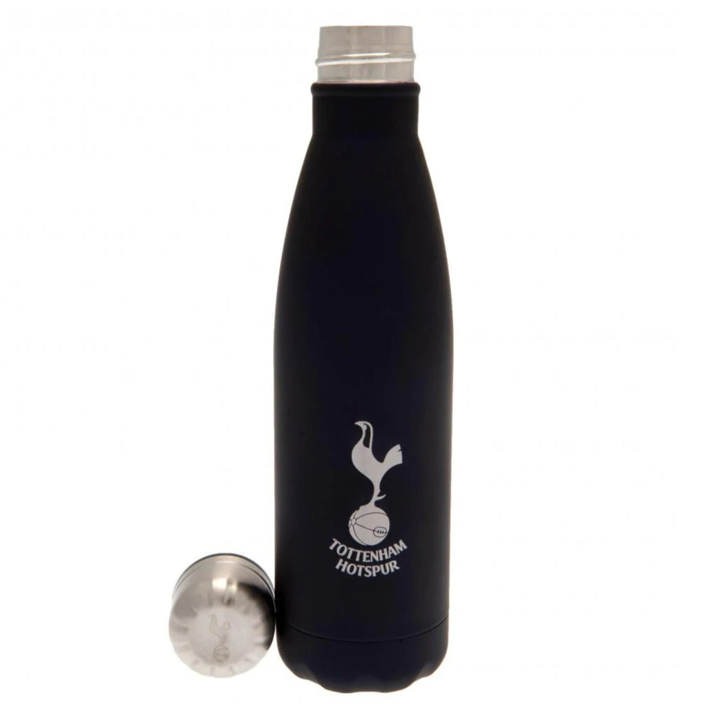 tottenham hotspur fc black thermal bottle flask